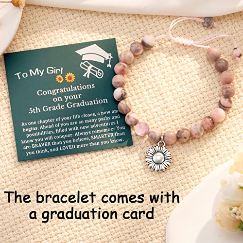 KINGSIN 5th Grade Graduation Gifts for Her Elementary School Graduation Gifts for Her Girls Daughter Granddaughter Niece Sister Fifth Grade Graduation Grad2