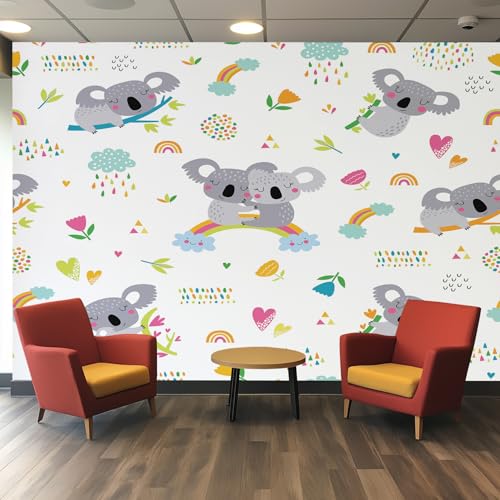 Papier Peint Panoramique Koala pour Rénover un Mur de Salon
