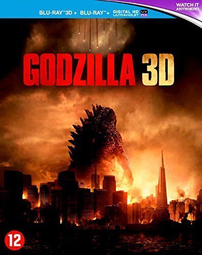Godzilla 3D película Bluray con versiones 2D y copia Digital HD en un pack completo