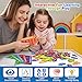 BAYSING Wooden Magnetic Sight Word Fishing Game for Toddlers, Alphabet Fish Catching Games Puzzle with Letters, Homeschool Sight Word Educational Toy for Age of 3,4,5,6 Year Old Kids, Boys & Girls
