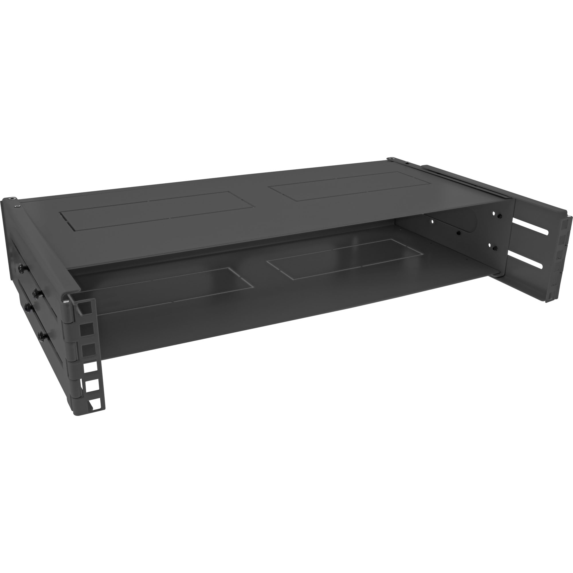 InLine Rack de 19" para Montaje en Pared, 2U, 24-40 cm de Profundidad, con Cubierta, Color Negro