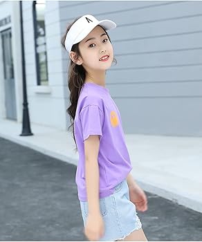Amazon | 女の子服 韓国風 2点セット 可愛い 子供服 半袖 tシャツ 