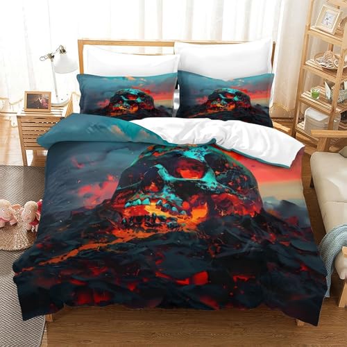 Housse de couette King tie-dye en microfibre 220x240 cm - 3