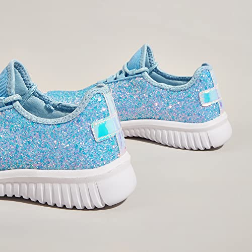 Image of K KIP WOK Fashion Glitter Sneakers for Womens Silp On Running Shoes Lightweigt Tennis Walking Sneakers