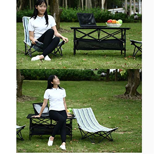 Lit pliant pour pause déjeuner et chaise de plage ergonomique - 3