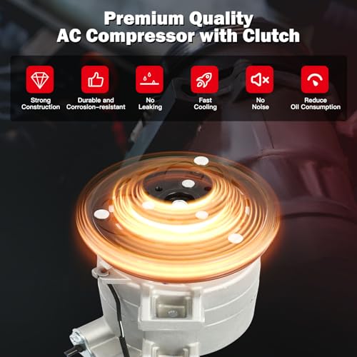 Image of Air Conditioning Compressor Compatible for Suzuki XL-7 2.7L 2003-2006