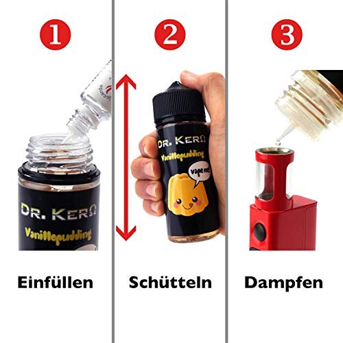 Six Licks - Premium Aroma - Strawberry Watermelon - Zum mischen mit Basis Liquid - 20ml - Plus 100ml Basisliquid von… – Bild 4