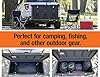 Buyers Products 1707020 Poly Hitch Mounted Cargo Carrier, 23x51x26, Includes Polyethylene Chest, Steel Frame, 5/8in. Hitch Pin, Waterproof Truck Bed Storage & Tool Box, Fits 2 in Receiver, Made in USA