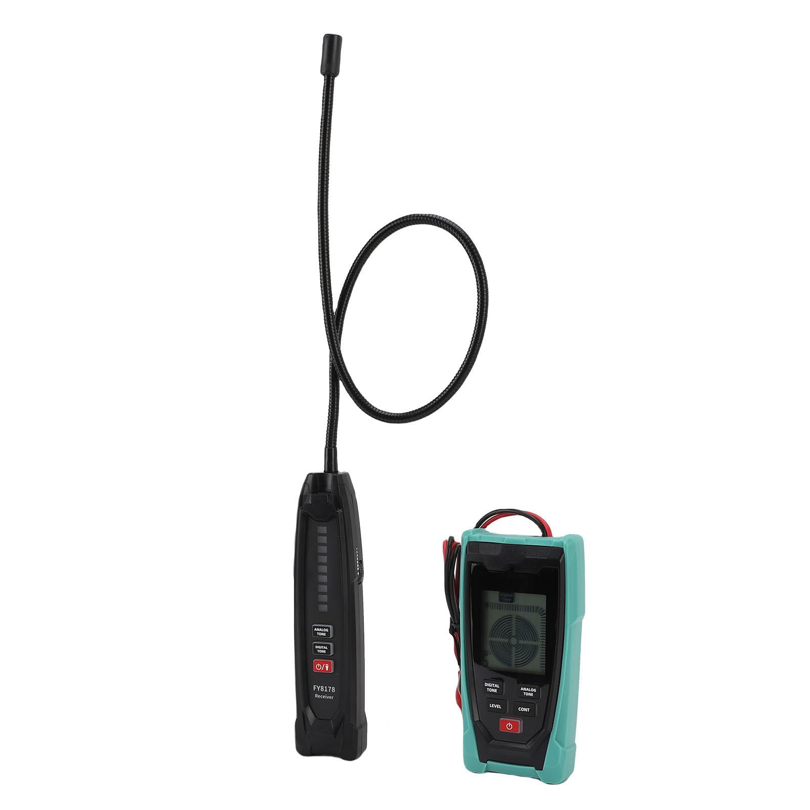 Fabater Localisateur Précis de Fils Souterrains, sensibilité Réglable, Traceur de Fil enterré Analogique Numérique pour Câble Réseau, Détection de Ligne Téléphonique, Paquet de 2
