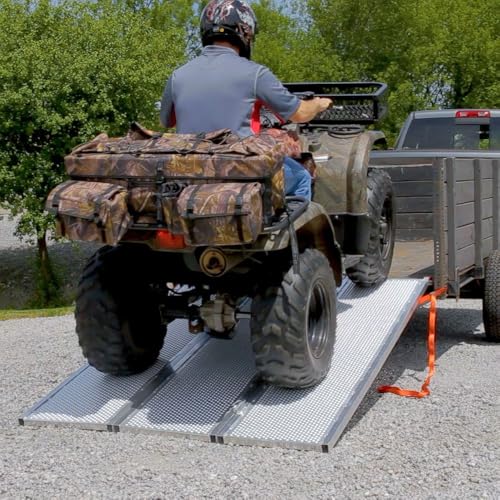 Rampa plegable de aluminio para ATV Black Widow 1500 lbs 6'5" miniatura 3