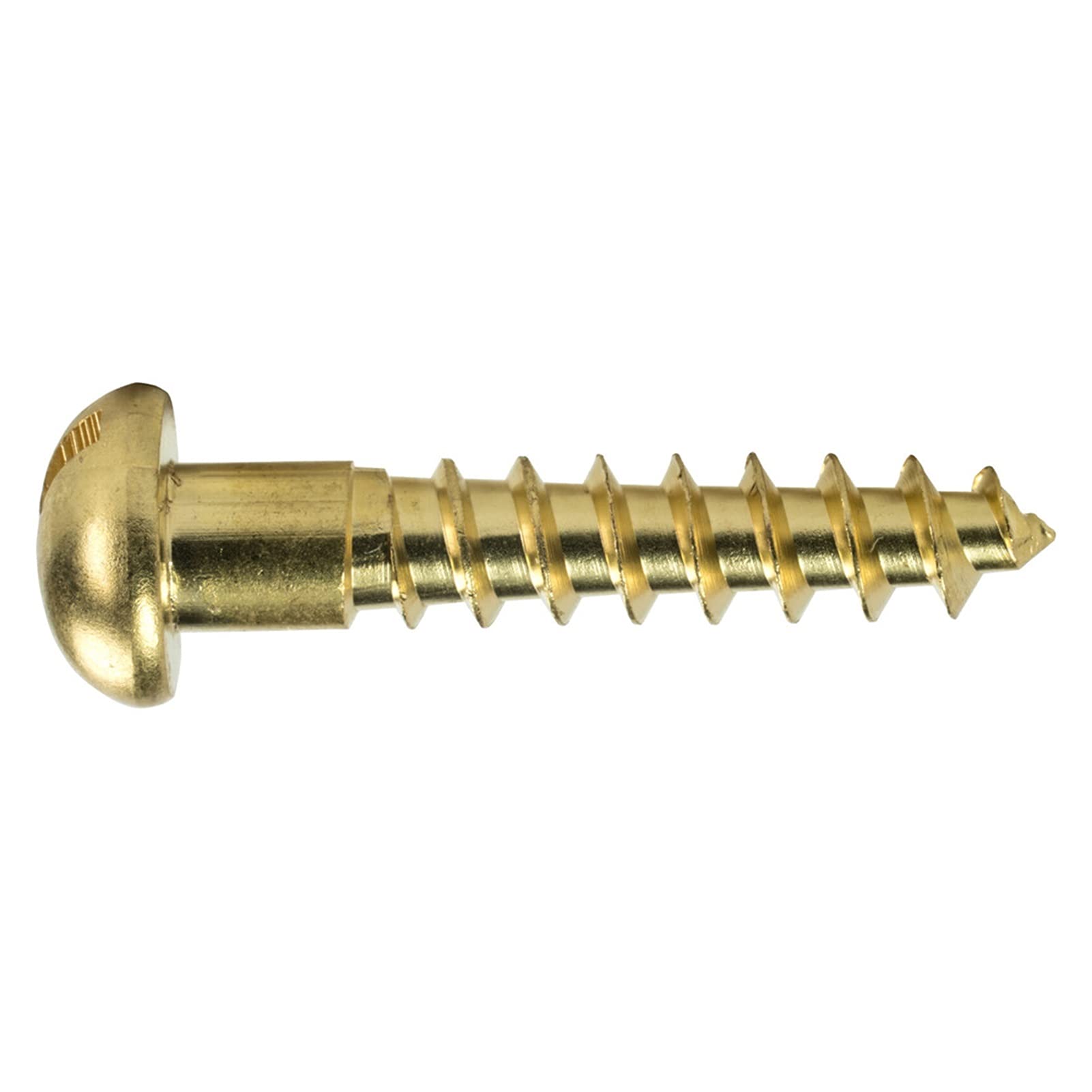 Rundkopf-Holzschrauben Aus Messing Nach DIN 96 2x10mm - 10 Stück