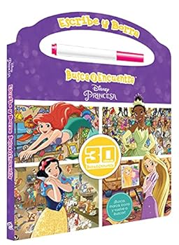Hardcover PINTAR Y BORRAR PRINCESAS WELF [Spanish] Book