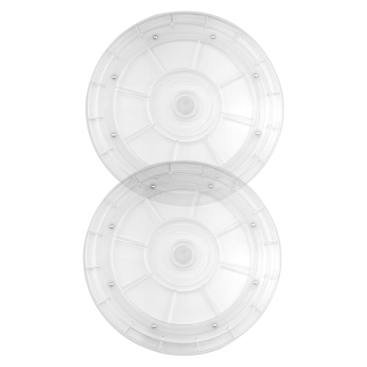 Plateaux tournants en acrylique transparent rigide de haute qualité