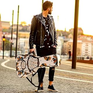 JRHEJTHH Housse de guitare acoustique imperméable et pliable avec bandoulière réglable pour guitare acoustique de 101,6 cm, 104,4 cm, 106,7 cm, rembourrage épais, motif attrape-rêves, Multicolore 4., - Les Beatles, Paul McCartney, John Lennon, RIngo Starr, George Harrison JRHEJTHH Housse de guitare acoustique imperméable et pliable avec bandoulière réglable pour guitare acoustique de 101,6 cm, 104,4 cm, 106,7 cm, rembourrage épais, motif attrape-rêves, Multicolore 4., – Image 6