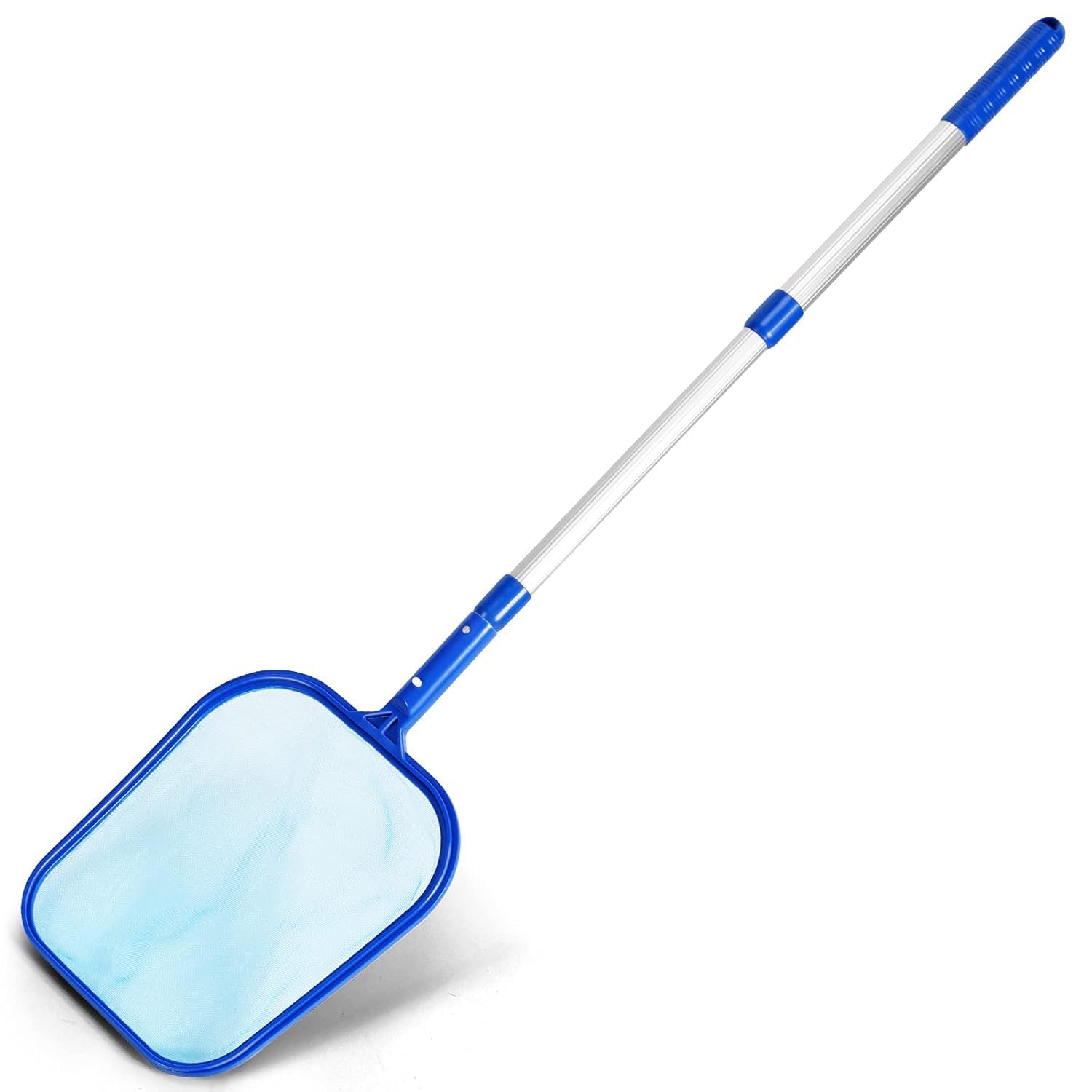 Swimming Pool Skimmer Net Total, Leaf Rake Net with 4 Section Telescopic Aluminum Pole for Fast Cleaning Ponds, Hot Tub, and Spas, Pool Cleaner Supplies and Accessories-picture-30