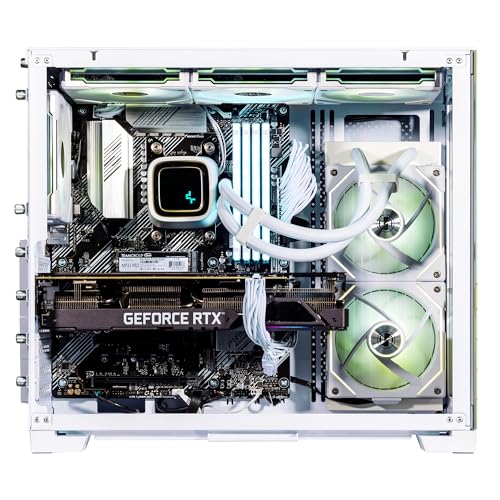 Image of Velztorm Fruity Bunny Custom Built Gaming Desktop PC (AMD Ryzen 7 5700X, GeForce RTX 5070, 32GB DDR4, 2TB PCIe SSD, RGB Fans, 240mm AIO, 850W PSU, WiFi 5, Bluetooth 5.0, RJ-45, Win 11 Home)