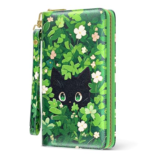 Image of Aiawoxc Womens Wallet, RFID Wristlet Wallets for Women, Ladies Clutch Purses, Large Travel Card Holder with Phone Holder | RFID