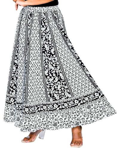 Image of Premium Cotton Skirt for Women with Pocket, Free Size
