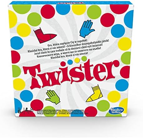 Hasbro Gra 98831789 Twister, Wielokolorowy, Od 6 lat