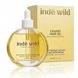 i'nde w'ild Champi Hair Oil (50 ml) with Brahmi, Amla, and Bhringraj | Ayurvedic Hair Growth Oil for Dandruff, Hairfall, & Thicker, Fuller Hair | 16+ Ayurvedic Actives | Calming Fragrance