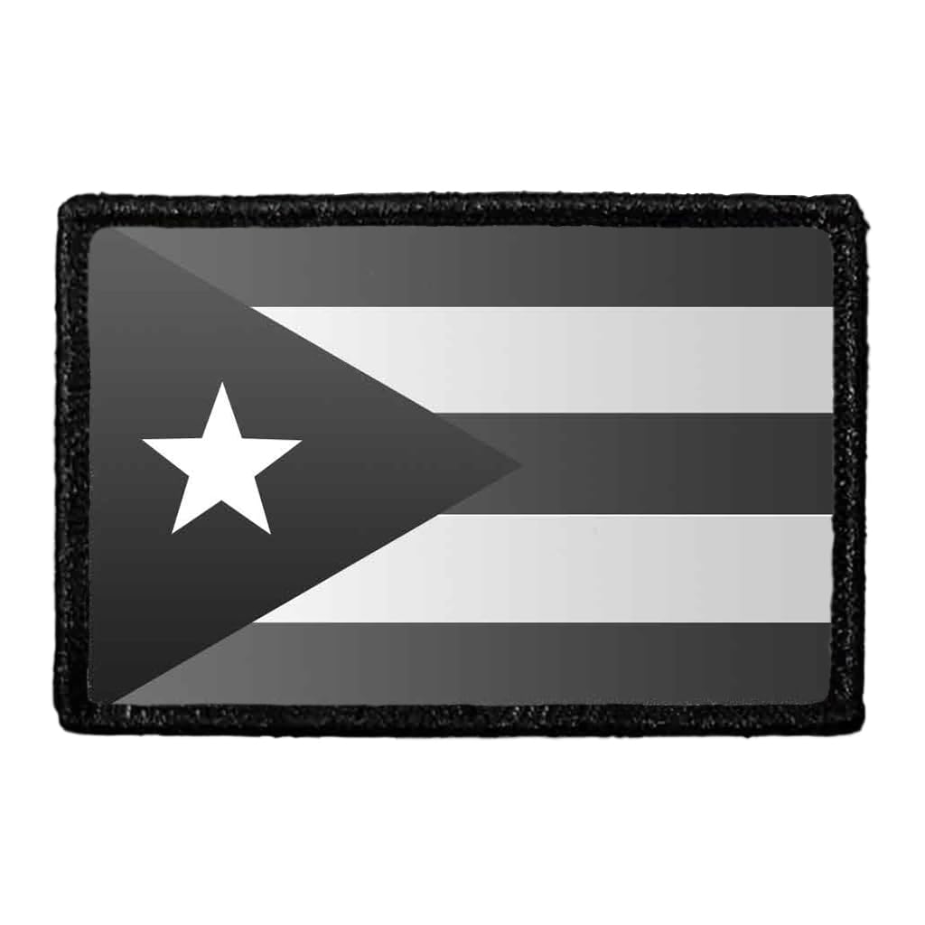 Aufnäher Puerto Rico Flagge – 40x25 Mm, Gestickt, Zum Aufbügeln Oder Aufnähen, Für Kleidung & Accessoires