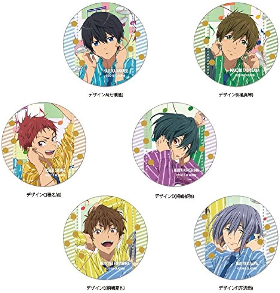 【開封済】　ハイ☆スピード　七瀬遙　レザーバッジ Amazon.co.jp: ハイ☆スピード! 七瀬遙 レザーバッジ A : おもちゃ