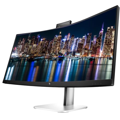 Image of HP Series 7 Pro 40-inch 740pm 5K2K WUHD 2160P Conferencing Monitor - Webcam, Mic, Speaker, Daisy Chain, DisplayPort, USB Hub Bundled with Desk Mount Dual Stand & USB-C Multiport G5 Dock