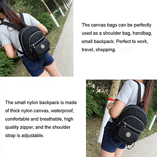 Petit sac à dos léger Laneko en nylon imperméable et résistant - 2