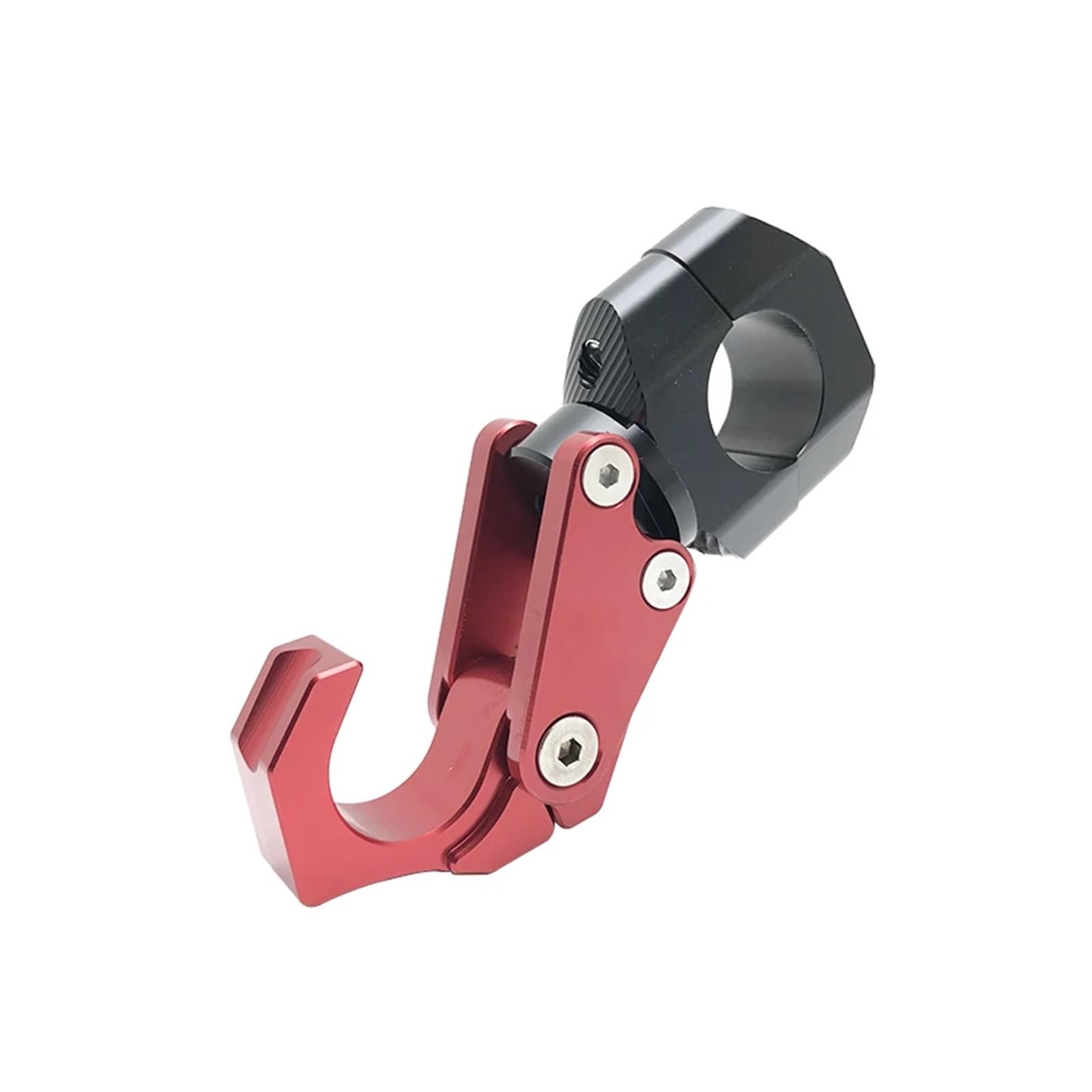 XICHENMU CNC Aluminum Motorcycle Handlebar Luggage Hook Motorcycle Handlebar Storage Hook Scooter Luggage Bag Hanger Helmet Claw Hook Storage Bag Holder(A)