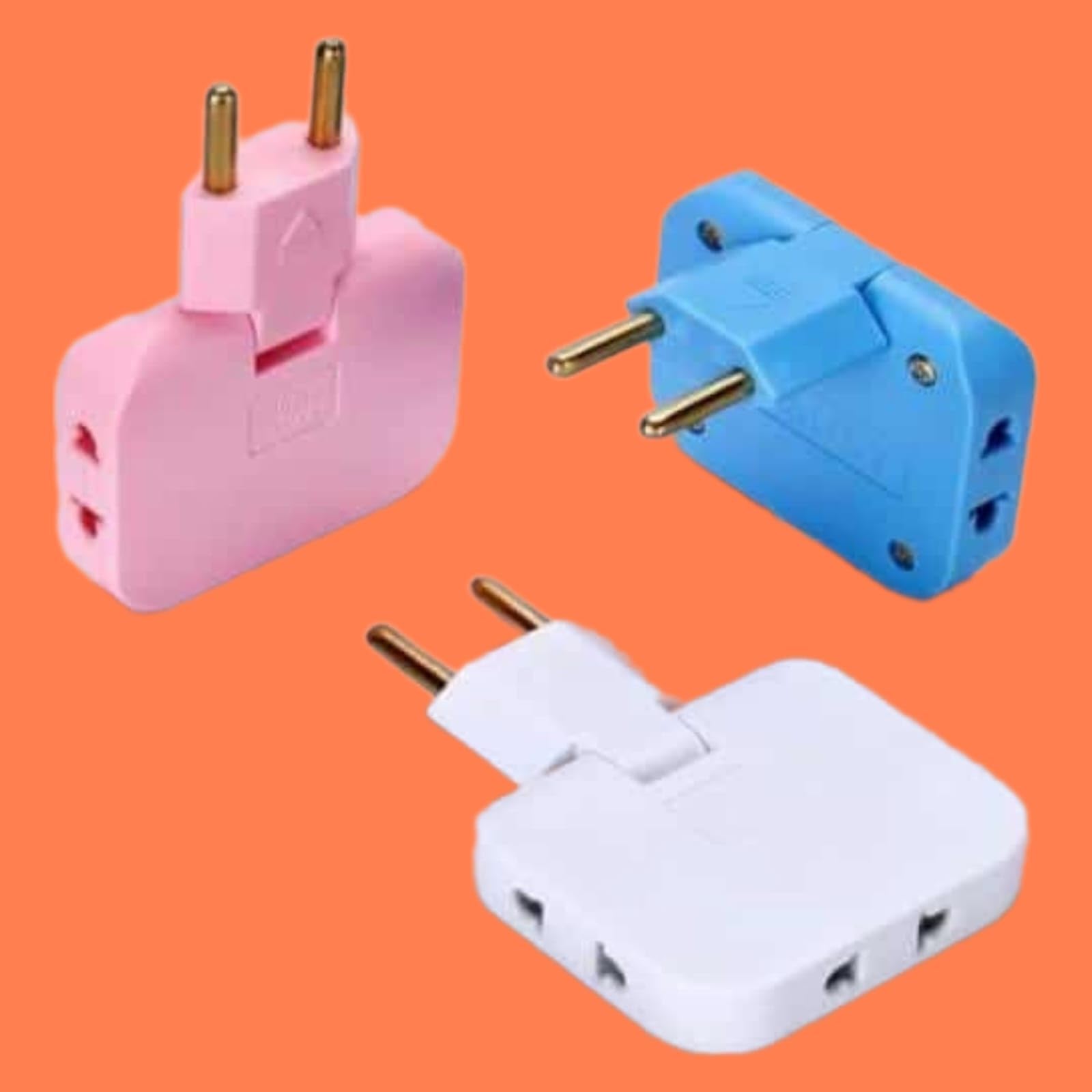 flytouch 3 in 1 Adapter Plug 180 Degree Rotatable Wireless Mini Slim Outlet Adapter Multi Foldable EU Us Converter 2 Pin Rotate Plug for Charging Multiple Devices-picture-23