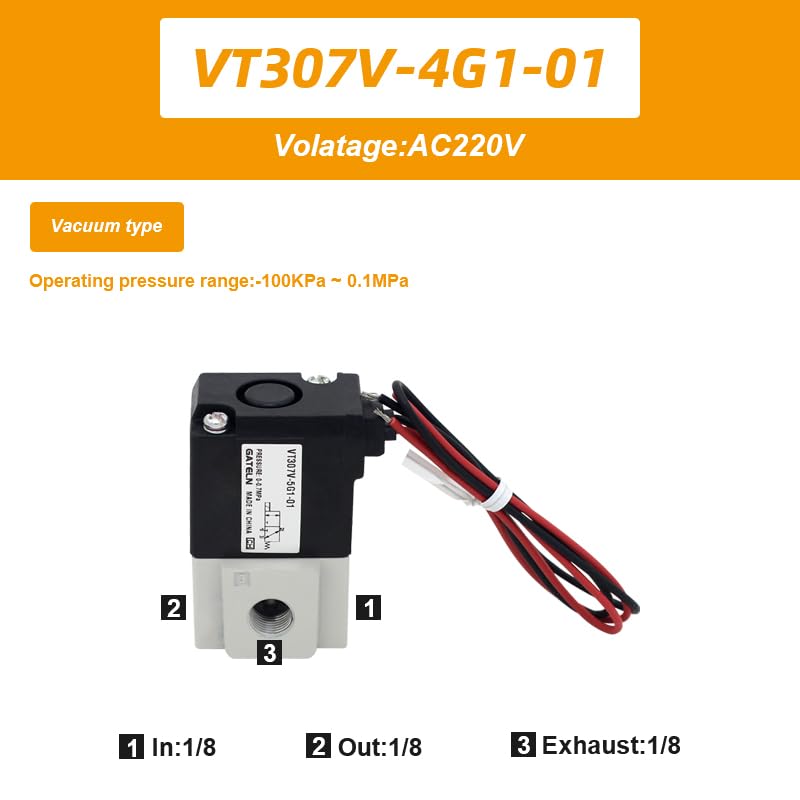 VT307V-4G1-01 électrovanne à commande directe pour un basculement immédiat - 2