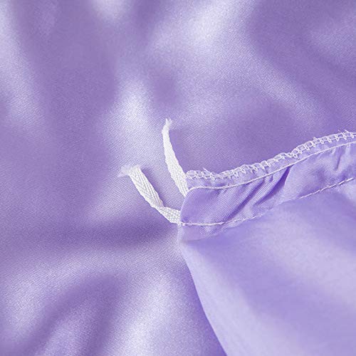 Sets de housse couette fermeture éclair 220x240 lit 2 personnes satin rétro
