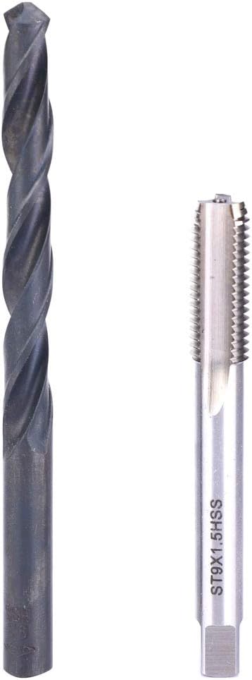 Thread Repair Kit M9x1.5 Stainless Steel Threaded Insert Kit for Female Thread Restoration with 15 Spiral Inserts