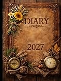 Diary 2027: Hardcopy year planner | Journal for professionals | Perfect for seminars and scheduling | 369 pages with success quotes | 8.5 x 11 inches | (Jan-Dec 2027)