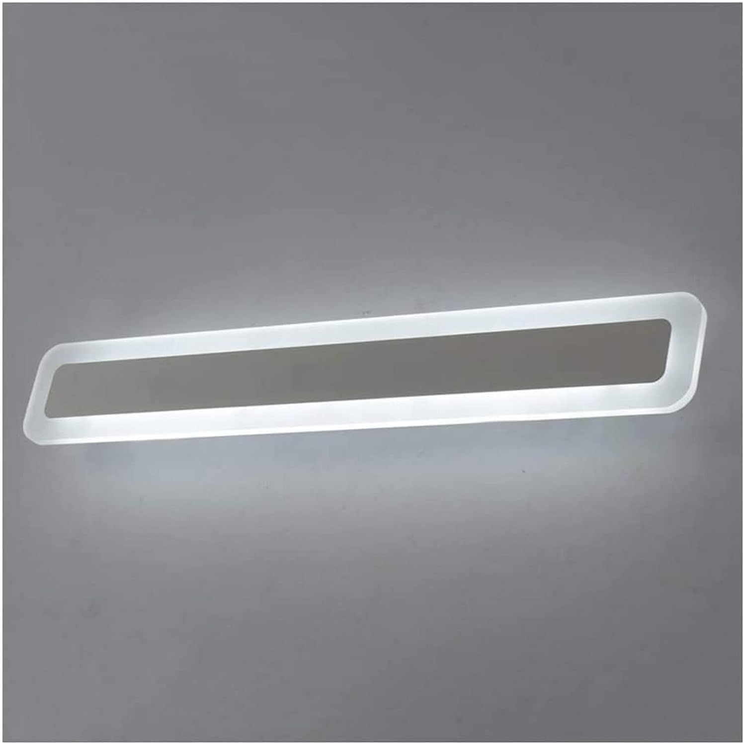 HYJAUSXB Wall Lamps Sconces Mirror Lamp Front Light Led Headlights Acrylic Square Bathroom Bedroom Makeup LED Chandelier Ceiling(60cm)