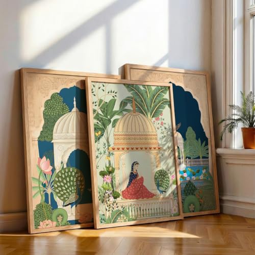 Image of NoWorries Wall decor paintings for living room - Wall frames for home decor /Wall hangings Home decor items - (Synthetic Engineered Wooden Frame) (MIN -6, 17x25 inches)