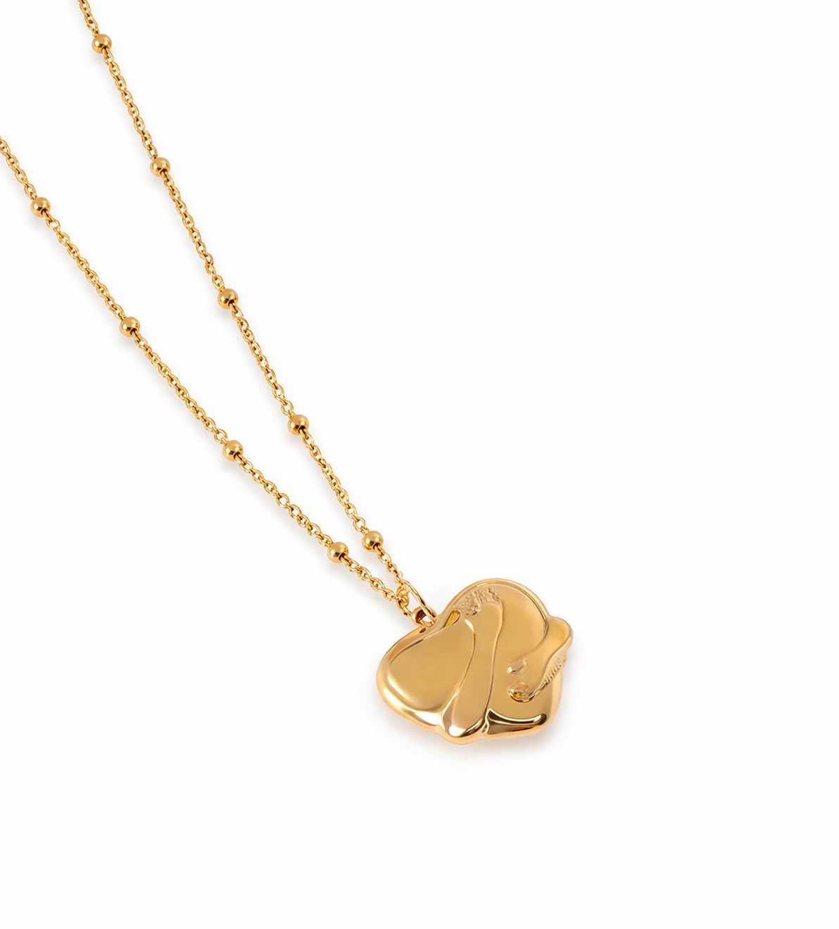 Anti Tarnish Heart Pendant Chain for Women & Girls-image-29