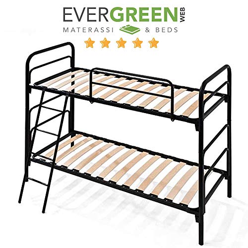 Metall Stockbett 140 Couch - Stabiles Metall Etagenbett Mit Couch