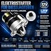 HOLZER Elektrostarter, E-Starter für Diesel Generator, Stromerzeuger / 1,2KW / passend zu170F 173F 178F 186F 188F 192F