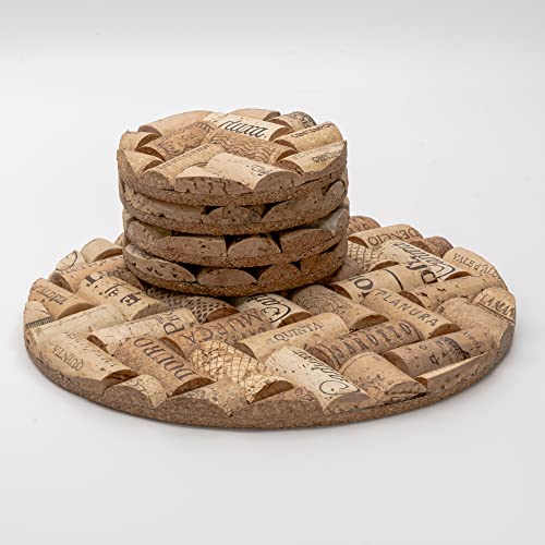 Base de table en liège sculptée à la main : l'authenticité de l'artisanat dans votre salon