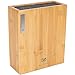 Produktbild KARL HAUSMANN Bambus Messerblock, Universeller Messerblock aus Holz, universell für Küchenmesser, Küchenbesteck, Schlitzfreier, Herausnehmbare Borsten
