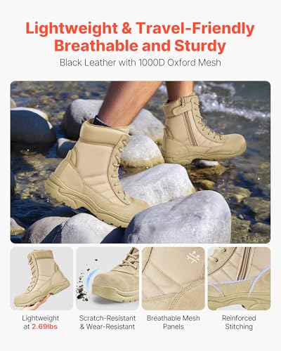 VEVOR Men's Military & Tactical Boot2