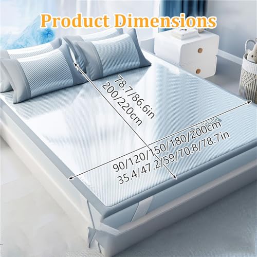 Colchón de seda de hielo 5A premium suave y transpirable para cama 3