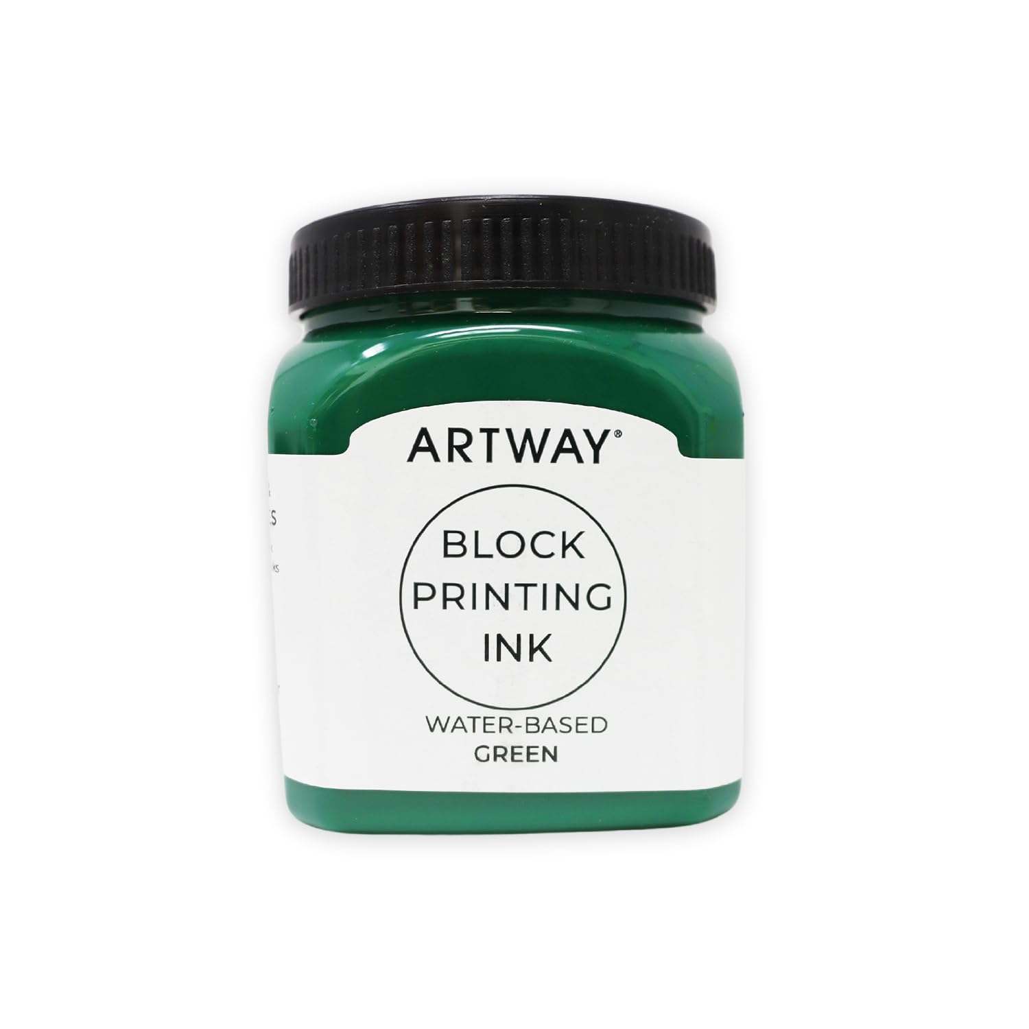 Artway Premium Block Printing Ink - 250ml - Green - Ideal for Relief, Block and Lino Printmaking