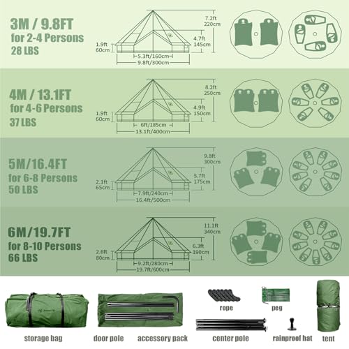 Canvas Bell Yurt Tent