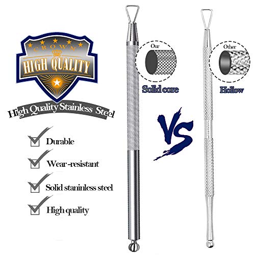 image for PrettyDiva Cuticle Pusher - Stainless Steel Triangle Cuticle Nail Push