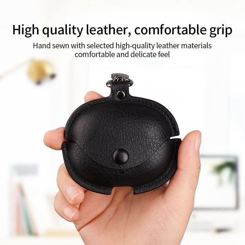 Image of AJM 360 Protection Shockproof Design Leather Case Compatible with Boat Nirvana ION ANC (Darkk Green)