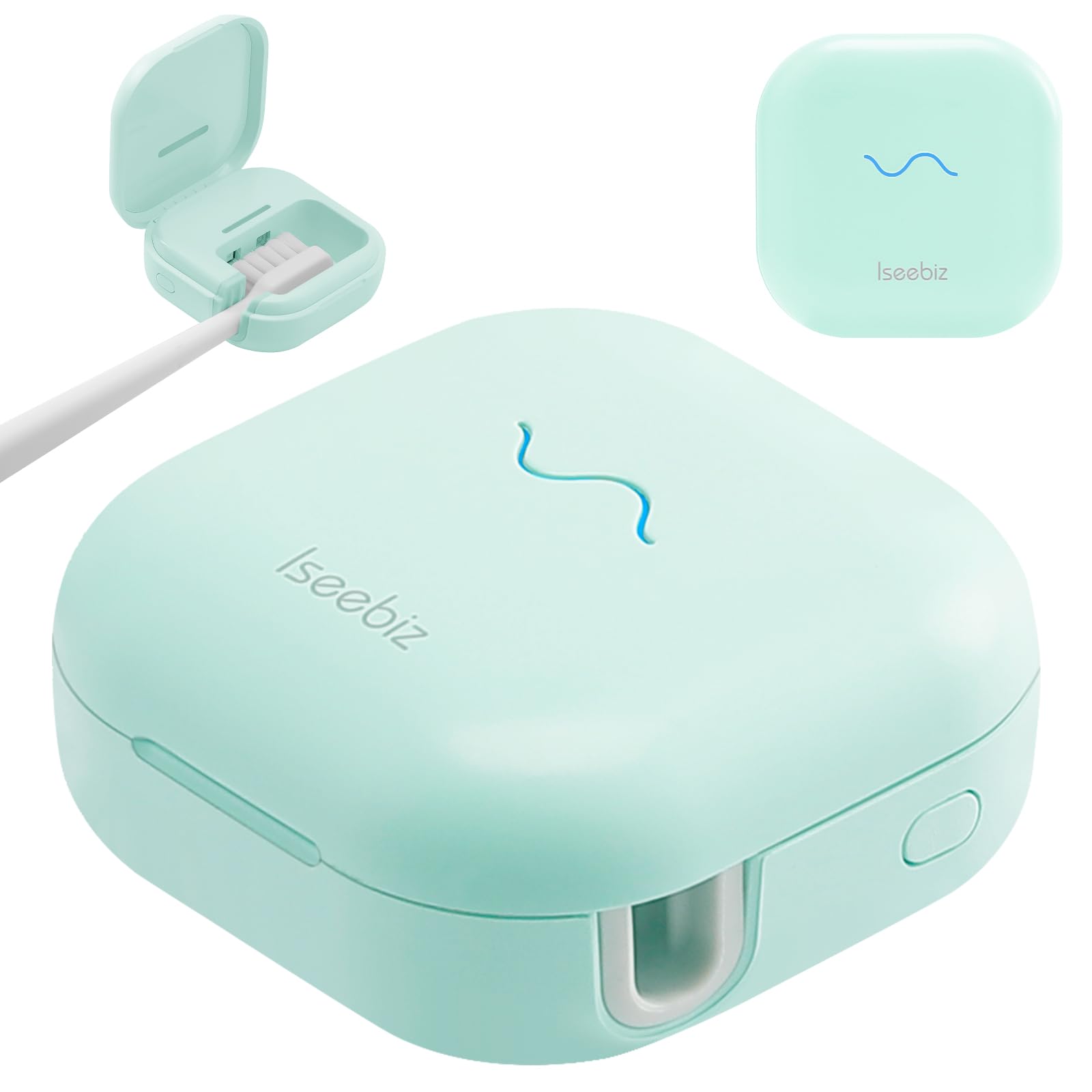 Amazon.co.jp: Iseebiz 歯ブラシ除菌器 歯ブラシ 除菌 キャップ UV-C 