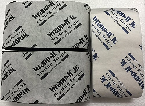 Wrapp-it Jr. Styling Strips/Neck Strips Black and White (5 packs)