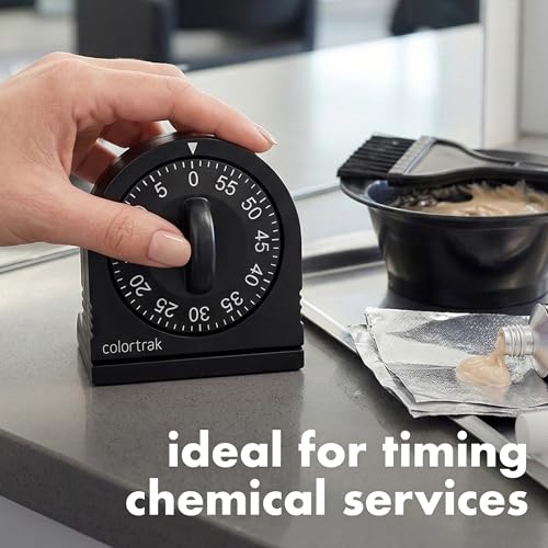 Colortrak 60 Minute Wind Up Timer, No Batteries Required, Black - Image 4